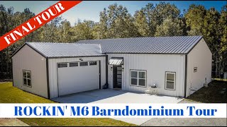 Barndominium Tour  3 Bedroom  2 Bath  2400 SQFT [upl. by Ricard]