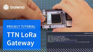 Setting up a LoRa Gateway for The Things Network with balenaCloud [upl. by Tutt]