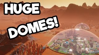 Surviving Mars Gameplay 2  Building Our First Dome for Colonists [upl. by Akim750]