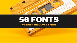 56 FREE Must Have Fonts Download Now 🔥 [upl. by Uhile]