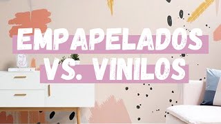 🤯 7 Diferencias entre EMPAPELADO Y VINILO para revestir paredes Pros y contras  Libria Interiores [upl. by Harden98]