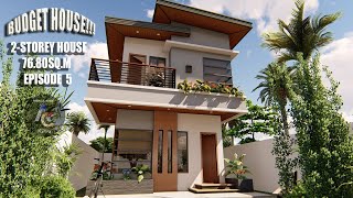 Low cost 2storey House DesignBudget House [upl. by Helms]