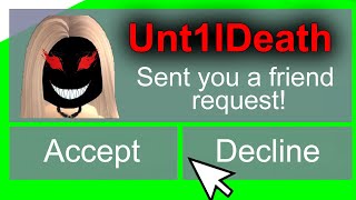 NEVER FRIEND This ROBLOX PLAYER [upl. by Odnesor]