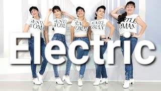 Electric  Line Dance Phrased Easy Intermediate  Debbie Rushton  Romain Brasme [upl. by Hgieloj]