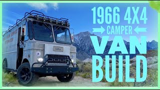 Van build 1966 Step van on a 2017 4x4 F150 chassis DIY van tour van life Camper van overlanding [upl. by Inram987]