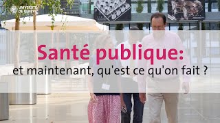 Santé publique et maintenant quest ce quon fait  Maîtrise détudes avancées en santé publique [upl. by Zilef]