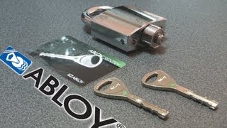 Обзор распаковка навесного замка с защитой от пыли и влаги ABLOY PLM 330340350 [upl. by Vod]