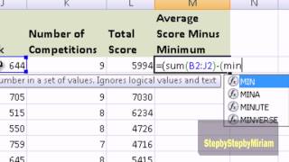 How to Calculate Scores in Excel [upl. by Annua]