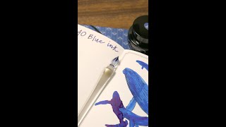 A Vibrant Ink Review  Taccia Ao Blue Ink [upl. by Nancy]