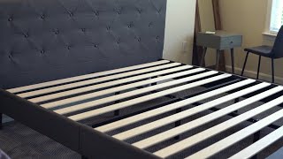 Overview and Assembly ZINUS Shalini Platform Bed Frame [upl. by Gratia]