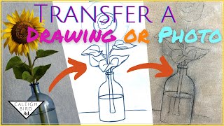 How to Transfer a Drawing to Canvas  Oil Painting Basics Series [upl. by Avie131]