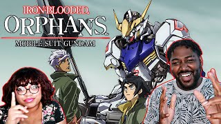 S1 E1amp2  Gundam Iron Blooded Orphans Reaction  Iron and Blood [upl. by Neumeyer891]