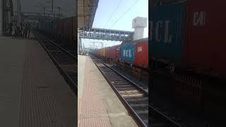 Goods train with 52 coaches train long railway station vapi [upl. by Ella]