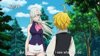 Seven Deadly Sins Season 2  Meliodas Pervy Moments With Elizabeth [upl. by Battat]