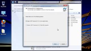 Uninstall Microsoft NET Framework 451 [upl. by Aleinad]