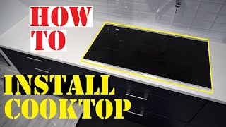 HOW TO INSTALL ELECTRIC AND INDUCTION COOKTOP [upl. by Matlick]