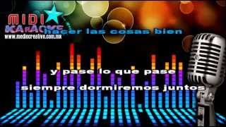 Contigo  Calibre 50 MIDI  Karaoke [upl. by Macario728]