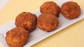 Homemade Rice Balls  Arancini  Recipe  Laura Vitale  Laura in the Kitchen Episode 452 [upl. by Einot]