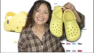 CROCS CLASSIC CRUSH FIRST IMPRESSIONS REVIEW  AND HOW I STYLED IT WITH JIBBITZ [upl. by Aket259]