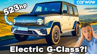 New Mercedes EQG  the GClass goes ELECTRIC with 523hp [upl. by Cristen]