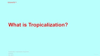 What is Tropicalization [upl. by Eleinad555]