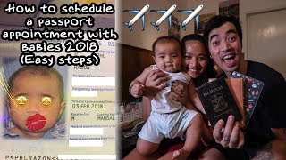 DFA PASSPORT APPOINTMENT WITH A BABY TIPS  How to Apply [upl. by Tade316]