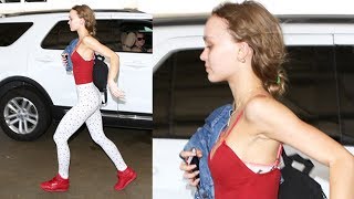 LilyRose Depp Stays Cool During The Summer Heat [upl. by Nol132]