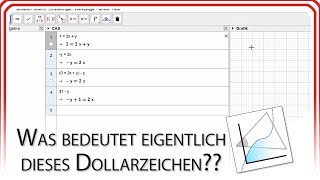 Was bedeutet eigentlich dieses Dollarzeichen  GeoGebra EasyGoing [upl. by Nanahs979]