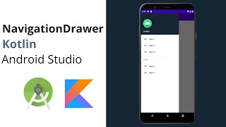 Kotlin  Android Studio  Implementar NavigationDrawer FACIL [upl. by Belac]