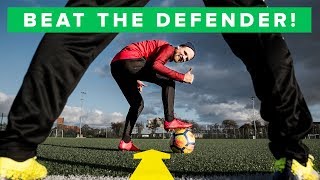 Learn the most effective dribbles  5 simple football skills [upl. by Nelon488]