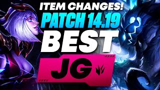 The BEST Junglers For All Ranks On Patch 1419 NEW ITEMS  Season 14 Tier List League of Legends [upl. by Gilli]