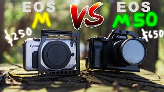 Canon EOS M RAW vs EOS M50 4K VIDEO Comparison CLOSE CALL [upl. by Aoht]