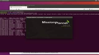 Mission Planner on Ubuntu Linux 1604 [upl. by Yenohtna]