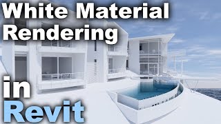 White Material Rendering in Revit Tutorial [upl. by Suhpesoj]