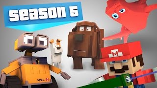 MMP Season 5 Compilation  Minecraft Animation [upl. by Ellehs796]