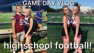 GAME DAY VLOG  HIGHSCHOOL CHEER [upl. by Seavir]