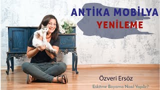 Antika Mobilya Yenileme  Mobilya Boyama  Eskitme Mobilya  Atölye Hayat Ağacı [upl. by Aketahs564]