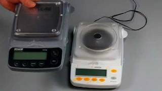 Sartorius digital scale changing weigh units [upl. by Shirleen]