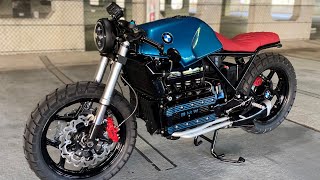 Ultimate BMW Cafe Racer Build Timelapse K100 [upl. by Bartel]