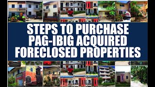 7 STEPS ON HOW TO ACQUIRE PAG IBIG FORECLOSED PROPERTIES [upl. by Attekal]