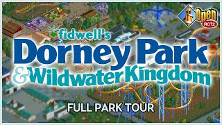 Full park tour and download  Dorney Park recreation [upl. by Erialcyram]