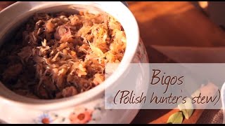 Stew Recipe Bigos Polish Hunters Stew [upl. by Anirdua]