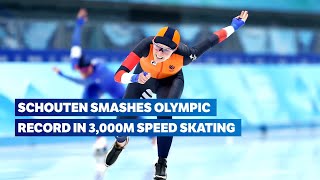 Speed Skating Womens 3000m  Beijing 2022 Highlights [upl. by Haliled234]