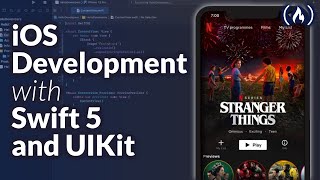 iOS Development Course  Use Swift 5 and UIKit to Build a Netflix Clone [upl. by Kaltman399]