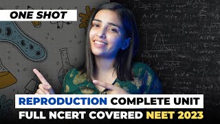 Complete Reproduction Unit Class12 NCERT in One Shot for NEET 2023 [upl. by Siraj546]