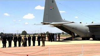 SABC TV Live Stream Coverage Mandela plane lands in Eastern Cape [upl. by Xenia]