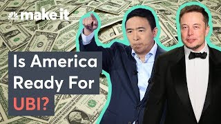 Elon Musk And Andrew Yang Support UBI  Is America Ready [upl. by Holey178]