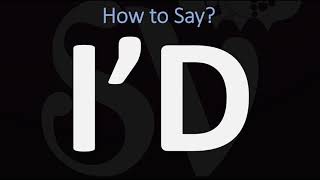 How to Pronounce Id CORRECTLY [upl. by Nosle]