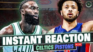 INSTANT REACTION  Celtics  Pistons Postgame [upl. by Kilar]