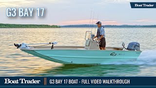 G3 Bay 17 Aluminum Boat Walkthrough [upl. by Lolly]